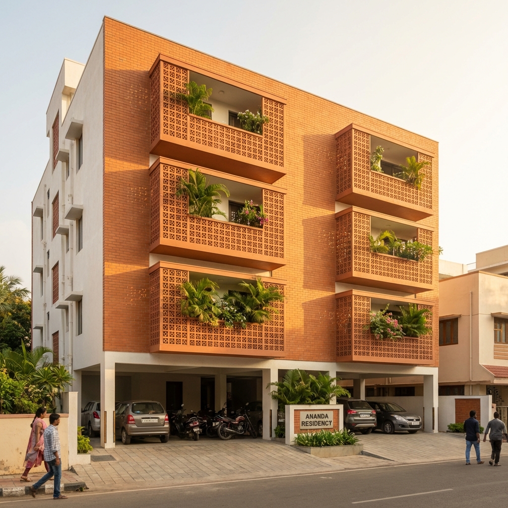Compact Urban Apartments — Residential project in Chennai, India